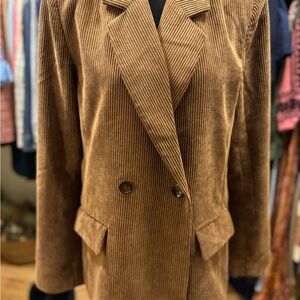 Brown Corduroy Blazer